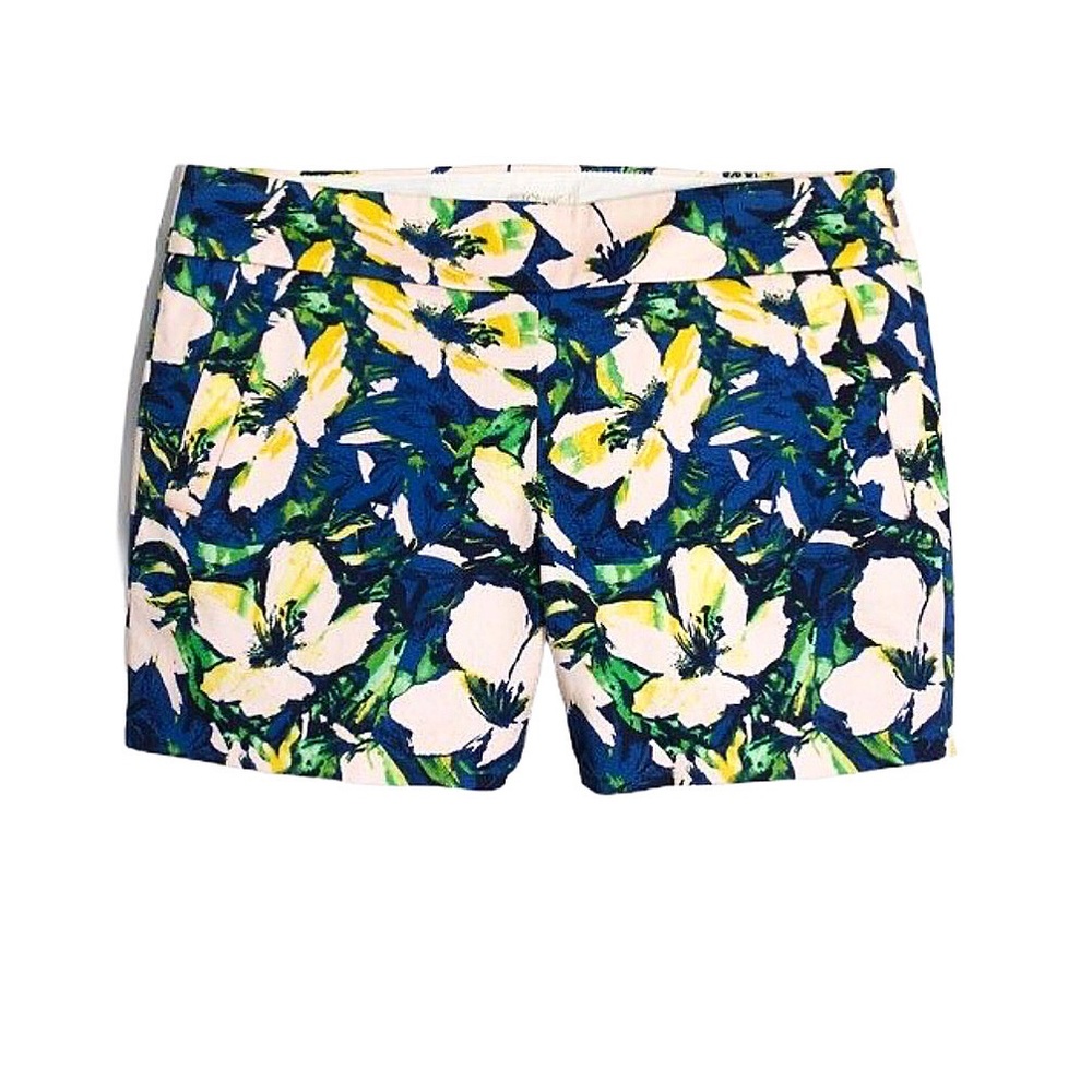 J. CREW Floral Chino Shorts